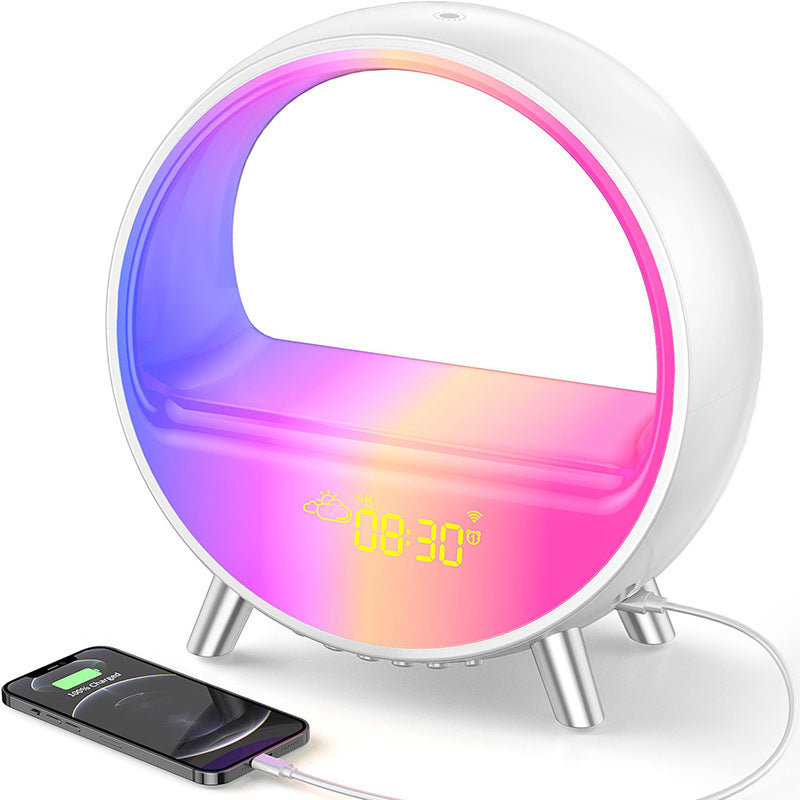 Sunset Lamp Bluetooth Speaker Smart Alarm Clock