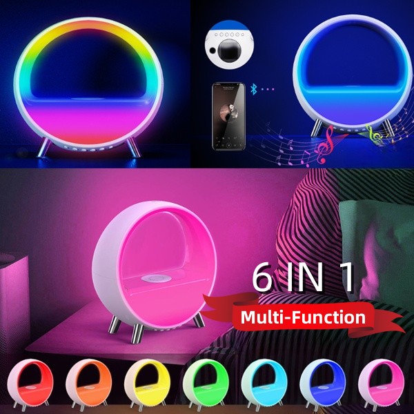 Sunset Lamp Bluetooth Speaker Smart Alarm Clock