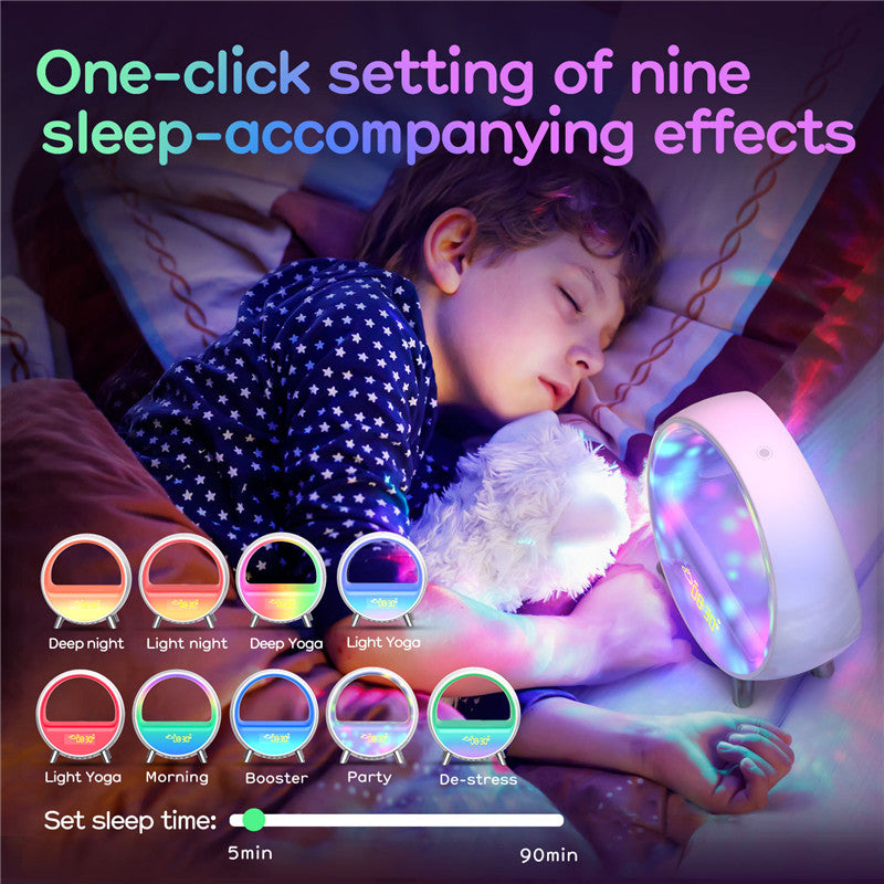 Sunset Lamp Bluetooth Speaker Smart Alarm Clock